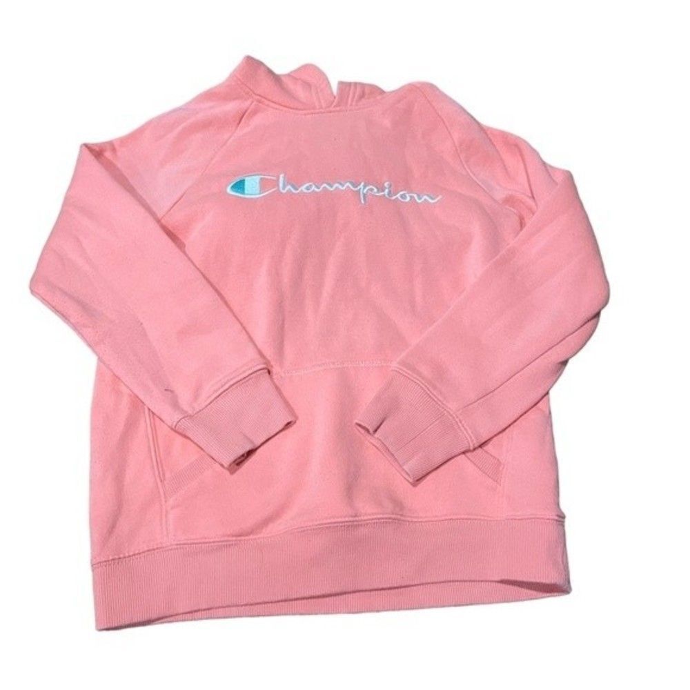 Champion Coral Graphic Pullover Hoodie Sweatshirt